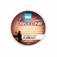 Nash Skyline Mono Low Visibility Clear 0.28mm 1000m