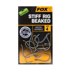 Fox Edges Stiff Rig Beaked Hook Size 4