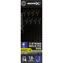 Matrix MXC-4 X-Strong Boilie Pin Rig 4" #14 0.20