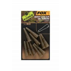 Fox Edges Camo Safety Lead Clip Tail Rubber Size 7