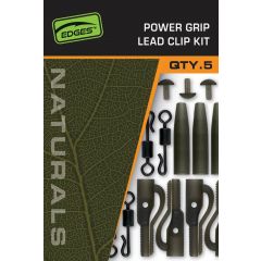 Fox Edges Naturals Power Grip Lead Clip Kit Size 7