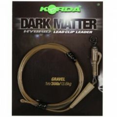 Korda dark matter hybrid leadclip leader gravel
