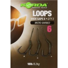 Korda Loops Wide Gape X 6