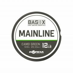 Korda Basix Mainline Camo Green 12lb 0.35mm 500m