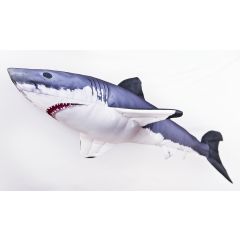 Knuffel grote witte haai 120cm