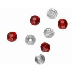 Spro faceted glass beads 6mm