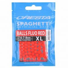 Cresta Spaghetti Balls Fluo Red XL