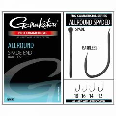 Gamakatsu Pro Commercial Allround Spade End Size 18
