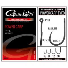 Gamakatsu Pro Com Power Carp Eyed Sz 10