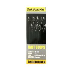 Duketackle Baitstops 10cm Size 12 0.22mm